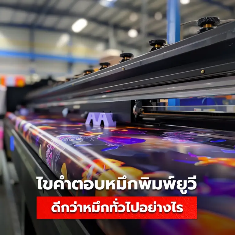 หมึกพิมพ์ UV ดีกว่าหมึกทั่วไปอย่างไรบ้าง