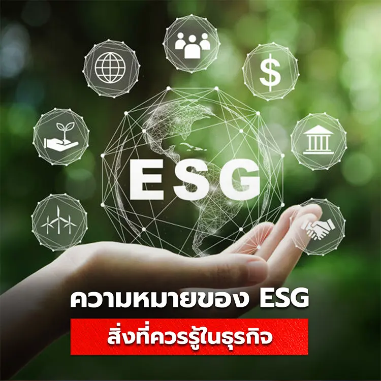 ความหมายของ ESG