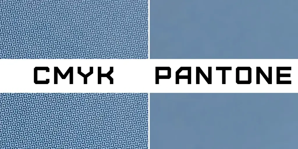 ความแตกต่างของ CMYK และ Pantone 